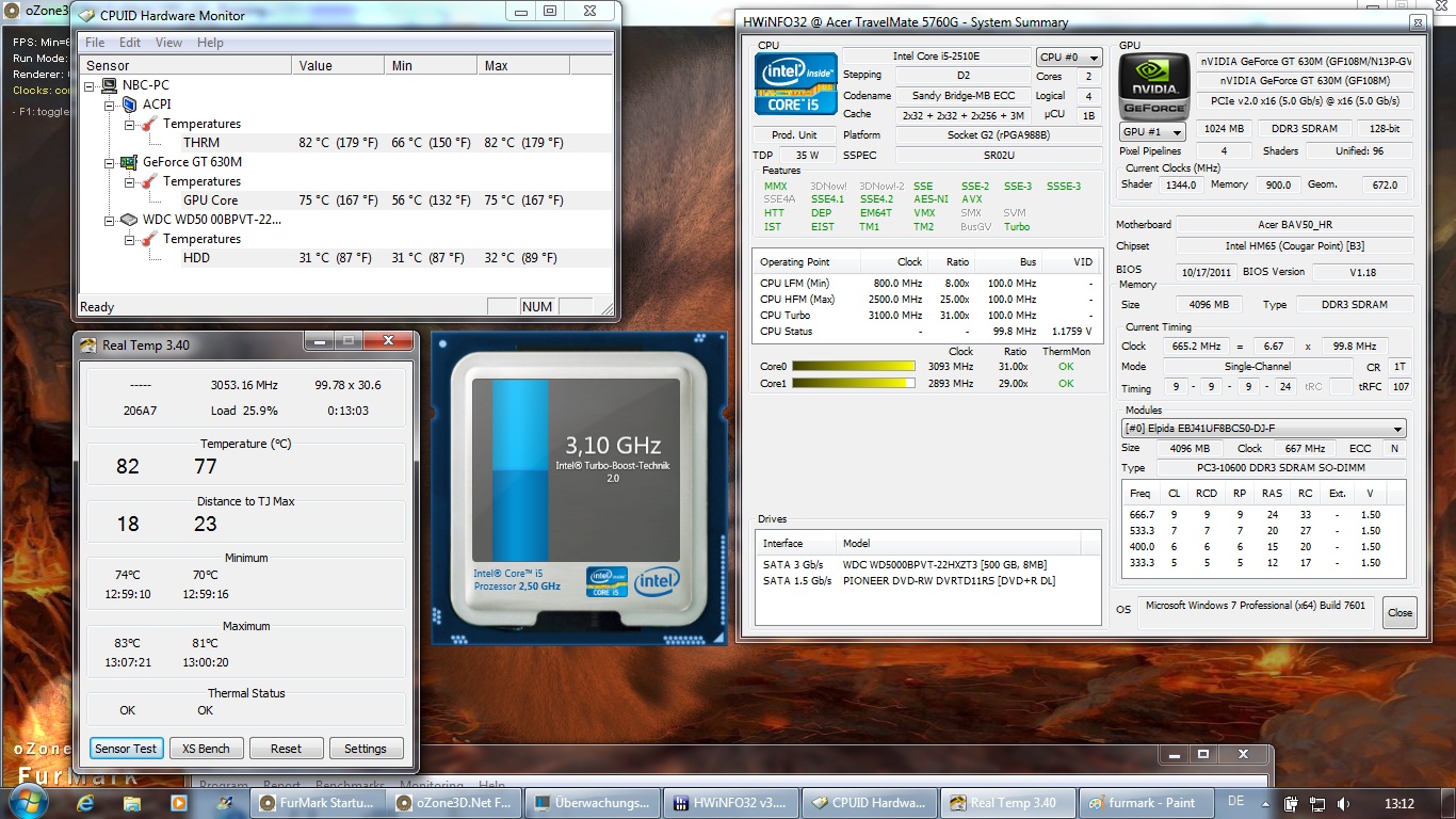 TravelMate 5760G TravelMate 5760G