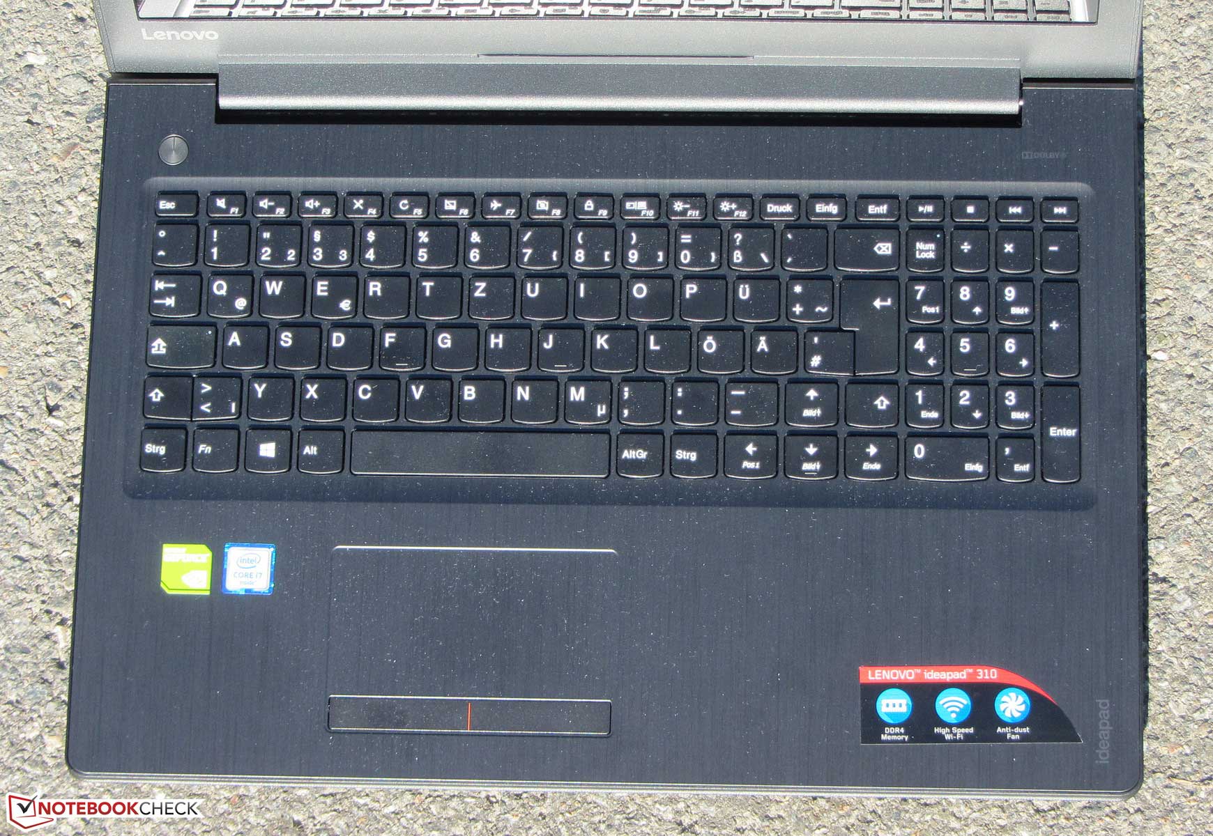 دستگاه‌های ورودی Lenovo IdeaPad 310