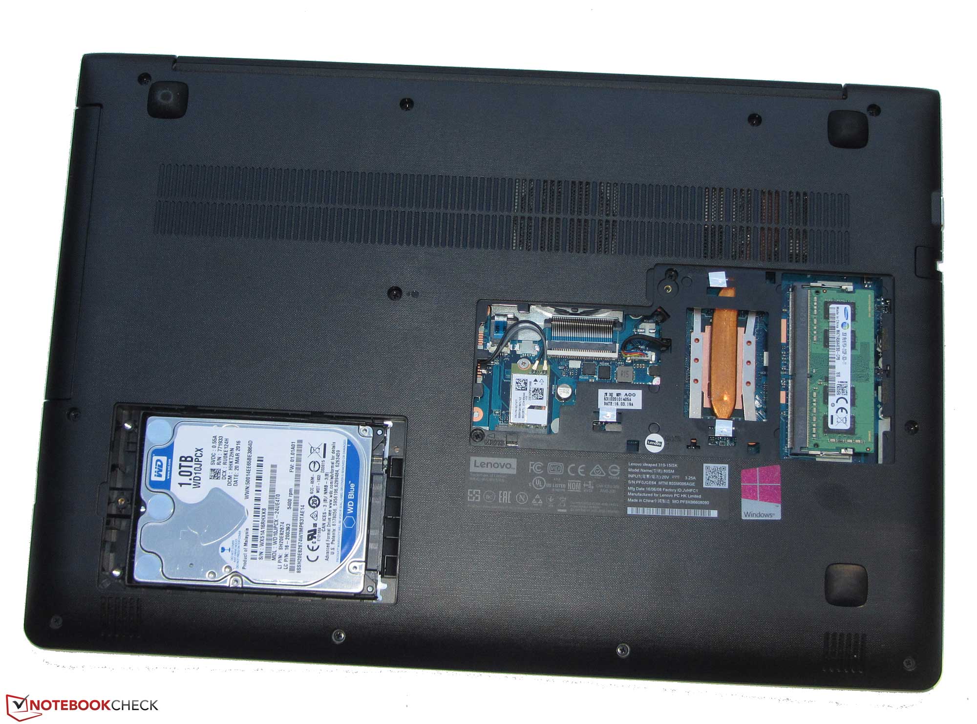 بدنه و اتصالات Lenovo IdeaPad 310 بدنه و اتصالات Lenovo IdeaPad 310