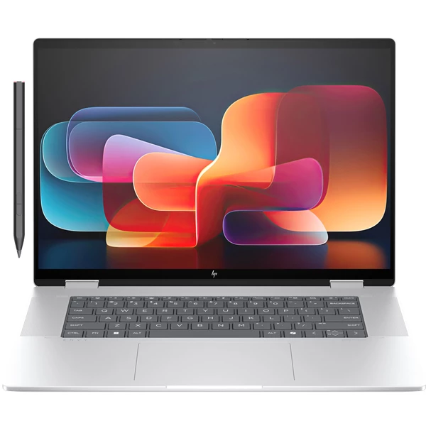 لپ تاپ 16 اینچی اچ‌ پی مدل ENVY X360 2-in1 16-ac0023dX-Core Ultra 7 155U-16GB LPDDR5-1TB SSD-Tocuh-W به همراه قلم