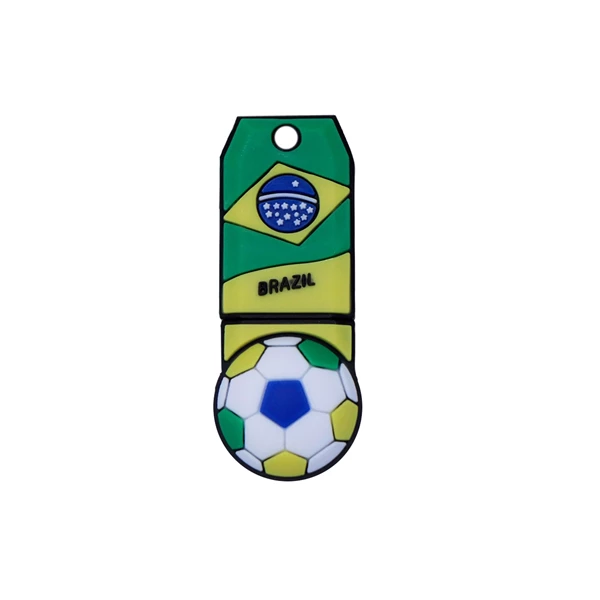 فلش مموری دایا دیتا طرح Brazil Flag مدل PS1010 ظرفیت 16 گیگابایت