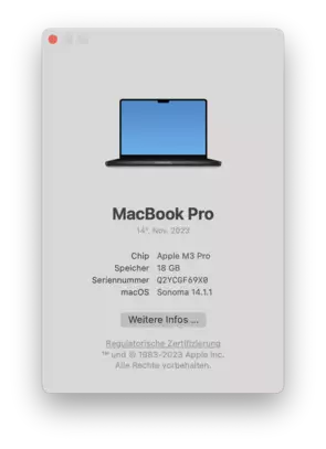 مک‌بوک پرو ۱۴ با M3 Pro